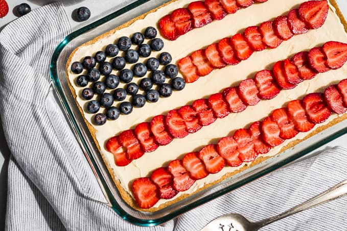 Grain-Free Flag Cake: Easy Patriotic Dessert for 4th of July